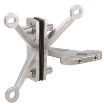 Right Hand 316 Three Arm Fin Mount Heavy-Duty Pivot Bracket Only