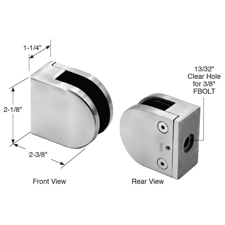 F-Series Round Clamp with Flat Base