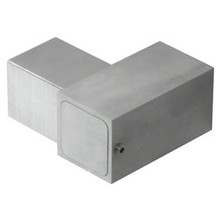 CRL Juliet 316 Brushed Stainless Replacement Square Upper Right Fitting