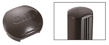 CRL Aluminum Windscreen System Round Post Cap for 180 Degree Center or End Posts