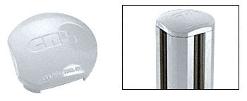 CRL Round Post Cap for Aluminum Windscreen System 90 Degree Corner Posts