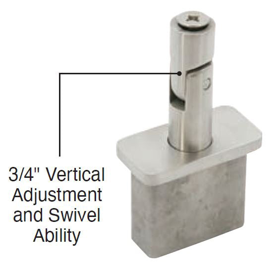 Adjustable Saddle for 1" x 2" Rectangular Rail