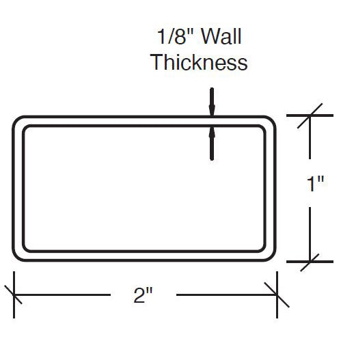Connector Sleeves For 1" x 2" Pipe Rail