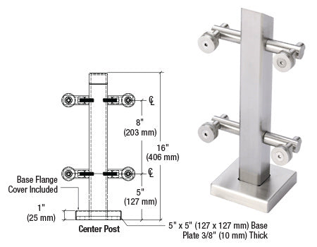 CRL 316 Point Supported Center Post