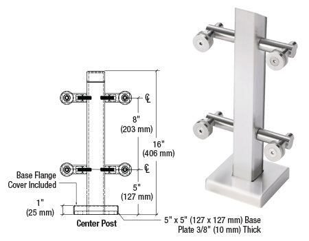 CRL 316 Point Supported Center Post