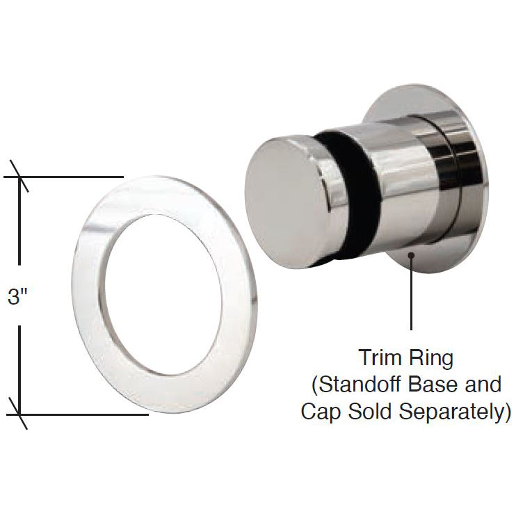 3" Trim Ring For 2" Diameter Standoffs - 1/8" Thick