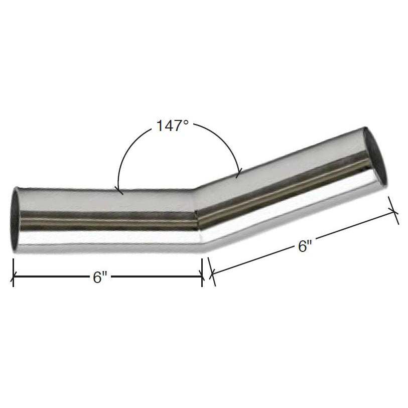 HD Handrail 147 Degree Corner - 1-1/2" Diameter, .120" Wall