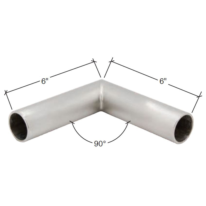 HD Handrail 90 Degree Corner - 1-1/2" Diameter, .120" Wall