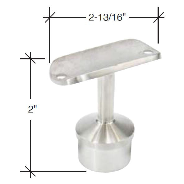 Steel Straight Saddle 1-1/2" Dia .050" Wall