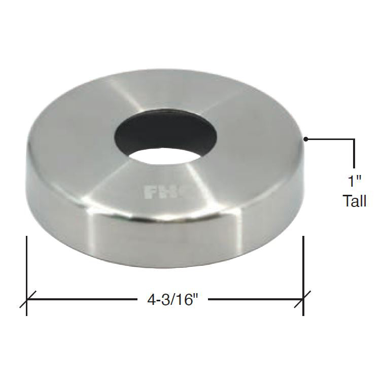 Stainless Steel Flange Cover Only 1-1/2" Dia.