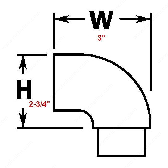 Decorative Curved End Cap