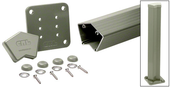 CRL 100 Series 48" 135º Surface Mount Post Kit