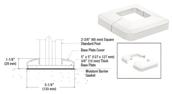 CRL Base Plate Cover