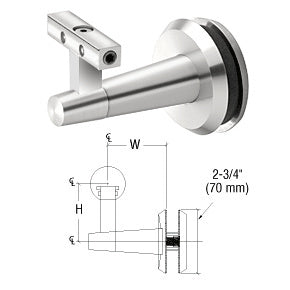 CRL-Blumcraft® Pacific Series Glass Mounted Hand Rail Bracket