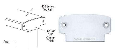 CRL 400 Series Decorative End Cap