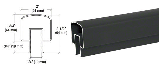 CRL 100 Series 241" Top Rail