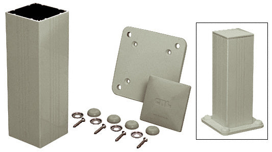 CRL Standard 4" x 4" Surface Mount 48" Long Post Kit