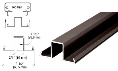 CRL 200, 300, 350, and 400 Series Glass Rail Infill