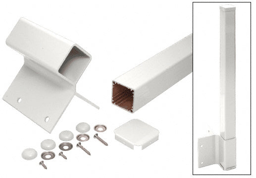 CRL 42" 200, 300, 350, and 400 Series 90 Degree Fascia Mounted Post Kit