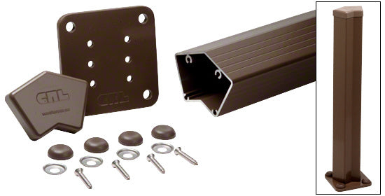 CRL 100 Series 36" 135º Surface Mount Post Kit