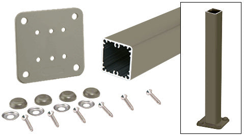 CRL 200, 300, 350, and 400 Series 42" Surface Mount Post Kit