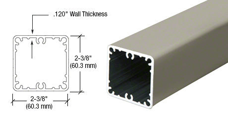 CRL 200, 300, 350, and 400 Series 36" Fascia Mount Post Only