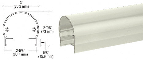 CRL 300 Series 241" Top Rail