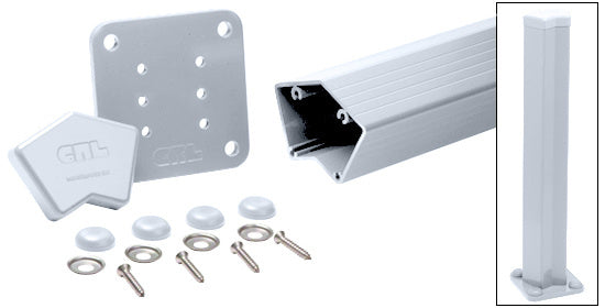 CRL 100 Series 36" 135º Surface Mount Post Kit