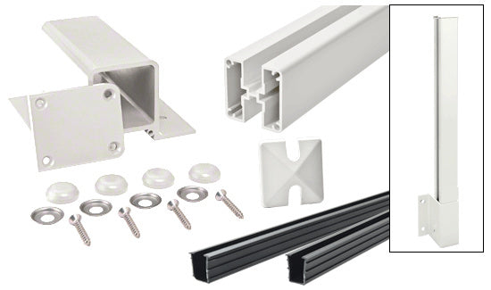 CRL 1100 Series Center Fascia Mount Post Kit