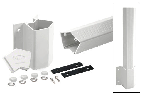 CRL 48" Outside 135 Degree Fascia Mount Post Kit for 100 Series Rails