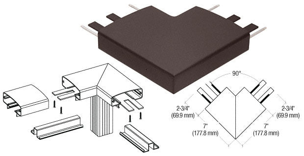 CRL 400 Series Top Cap 90º Corner