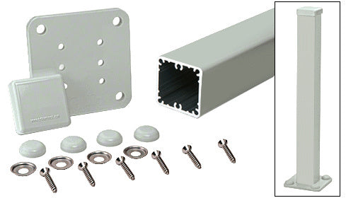 CRL 100 Series 48" Surface Mount Post Kit