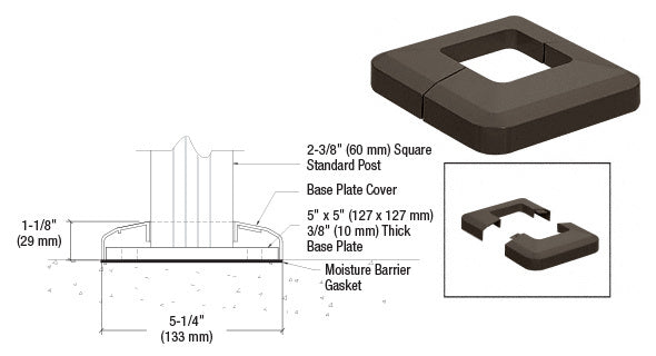 CRL Base Plate Cover