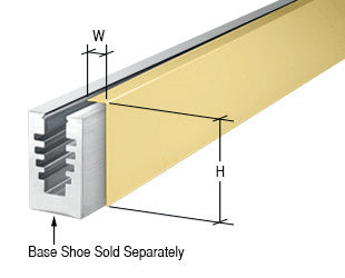 CRL Straight Cladding for B5A Series Surfacemate® Base Shoe