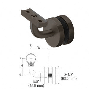 CRL-Blumcraft® Imperial Series Glass Mounted Hand Rail Bracket