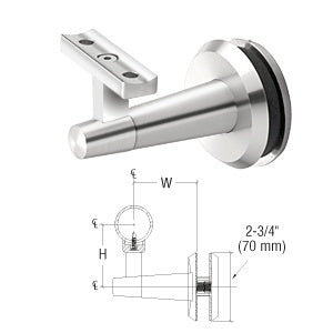 CRL-Blumcraft® Pacific Series Glass Mounted Hand Rail Bracket