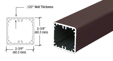 CRL 200, 300, 350, and 400 Series 42" Fascia Mount Post Only