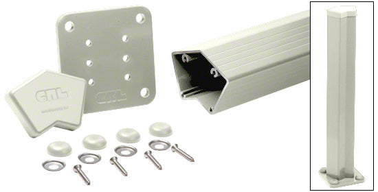 CRL 100 Series 42" 135º Surface Mount Post Kit