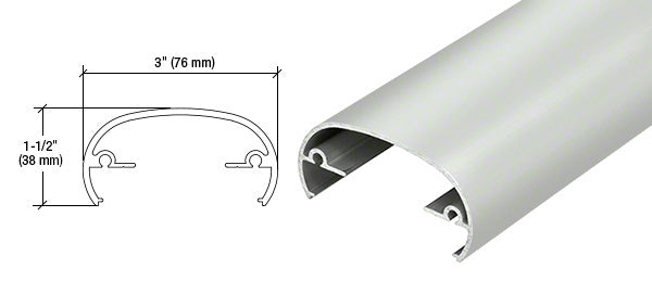 CRL Hansen 320X Series 241" Long Top Rail