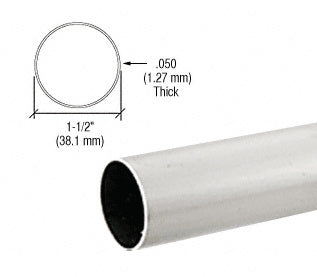 CRL 1-1/2" Diameter Round .050" Tubing - 98"