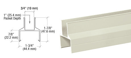 CRL 100/150 Series 241" Bottom Rail