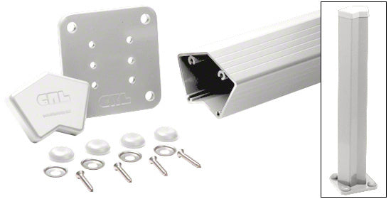 CRL 100 Series 48" 135º Surface Mount Post Kit