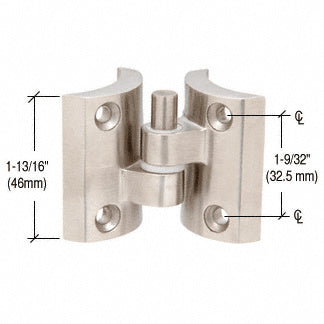 CRL 316 Brushed Stainless Tubing Hinge