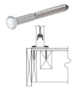 CRL 3/8" x 4" Lag Bolt