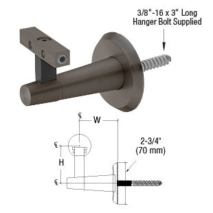 CRL-Blumcraft® Pacific Series Wall Mounted Hand Rail Bracket