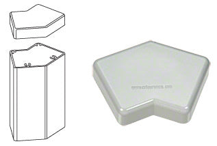 CRL 100 Series 135 Degree Post Cap