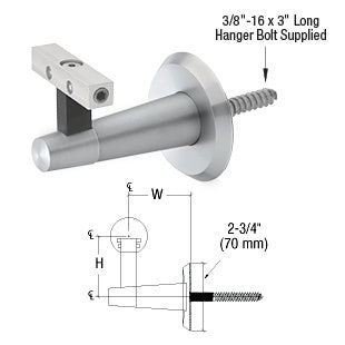 CRL-Blumcraft® Pacific Series Wall Mounted Hand Rail Bracket