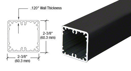 CRL 200, 300, 350, and 400 Series 48" Fascia Mount Post Only