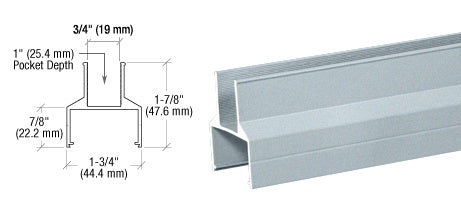 CRL 100/150 Series 241" Bottom Rail