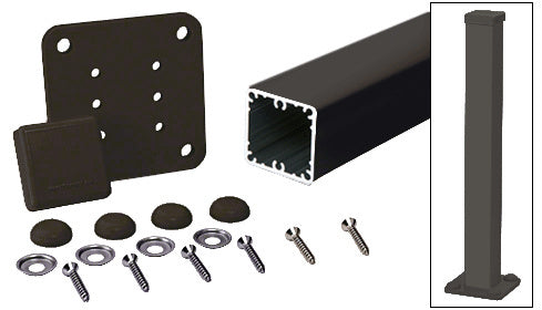 CRL 100 Series 42" Surface Mount Post Kit